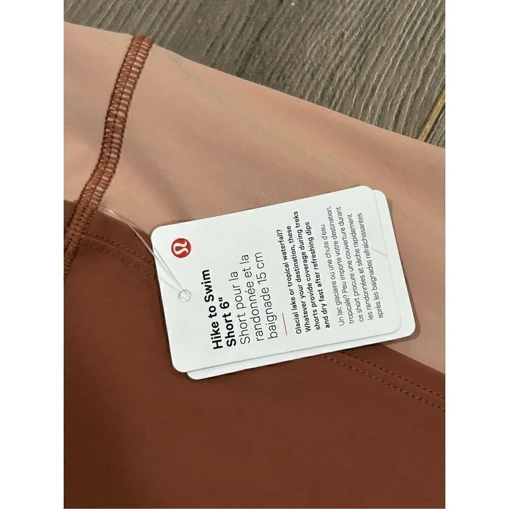 Lululemon Hike to swim short 6”  sz2